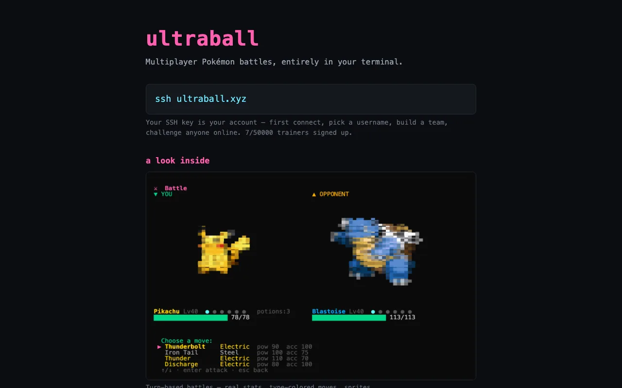 Ultraball terminal battle between Pikachu and Blastoise